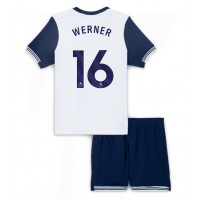 Camiseta Tottenham Hotspur Timo Werner #16 Primera Equipación Replica 2024-25 para niños mangas cortas (+ Pantalones cortos)